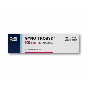 GYNO - TROSYD 100 MG ( TIOCONAZOLE ) 3 VAGINAL TABLETS